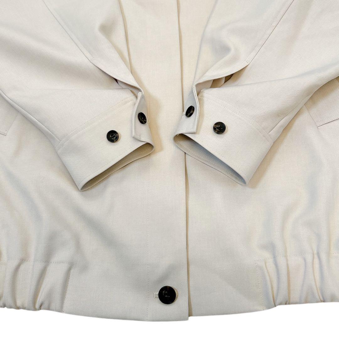 極美品 ミズイロインド ブルゾン ハリントンジャケット オーバーサイズ