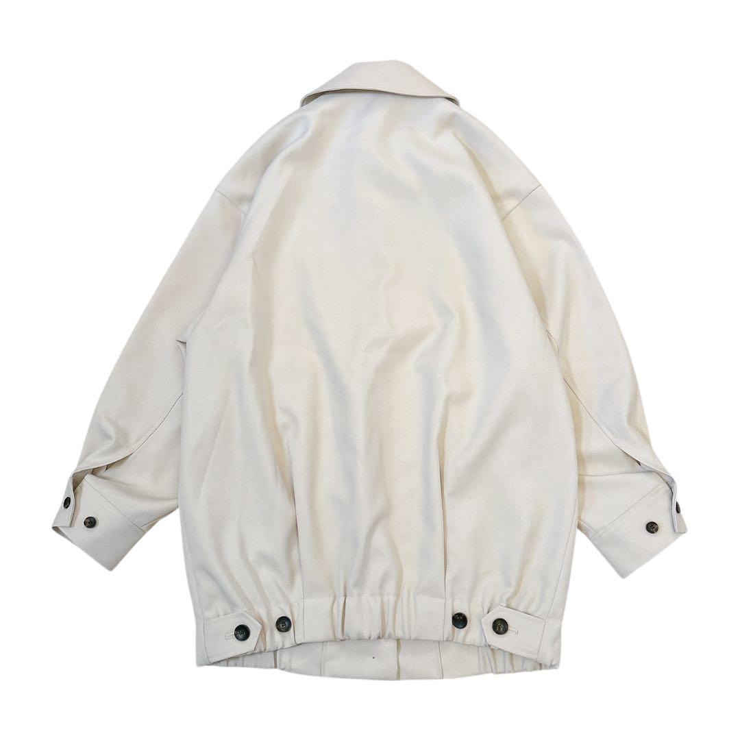 極美品 ミズイロインド ブルゾン ハリントンジャケット オーバーサイズ