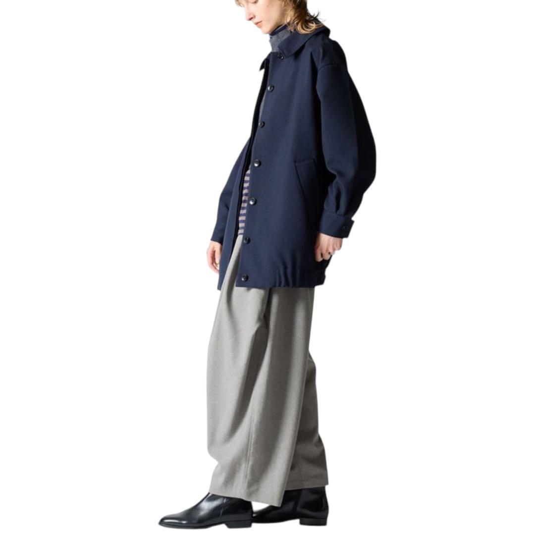 極美品 ミズイロインド ブルゾン ハリントンジャケット オーバーサイズ