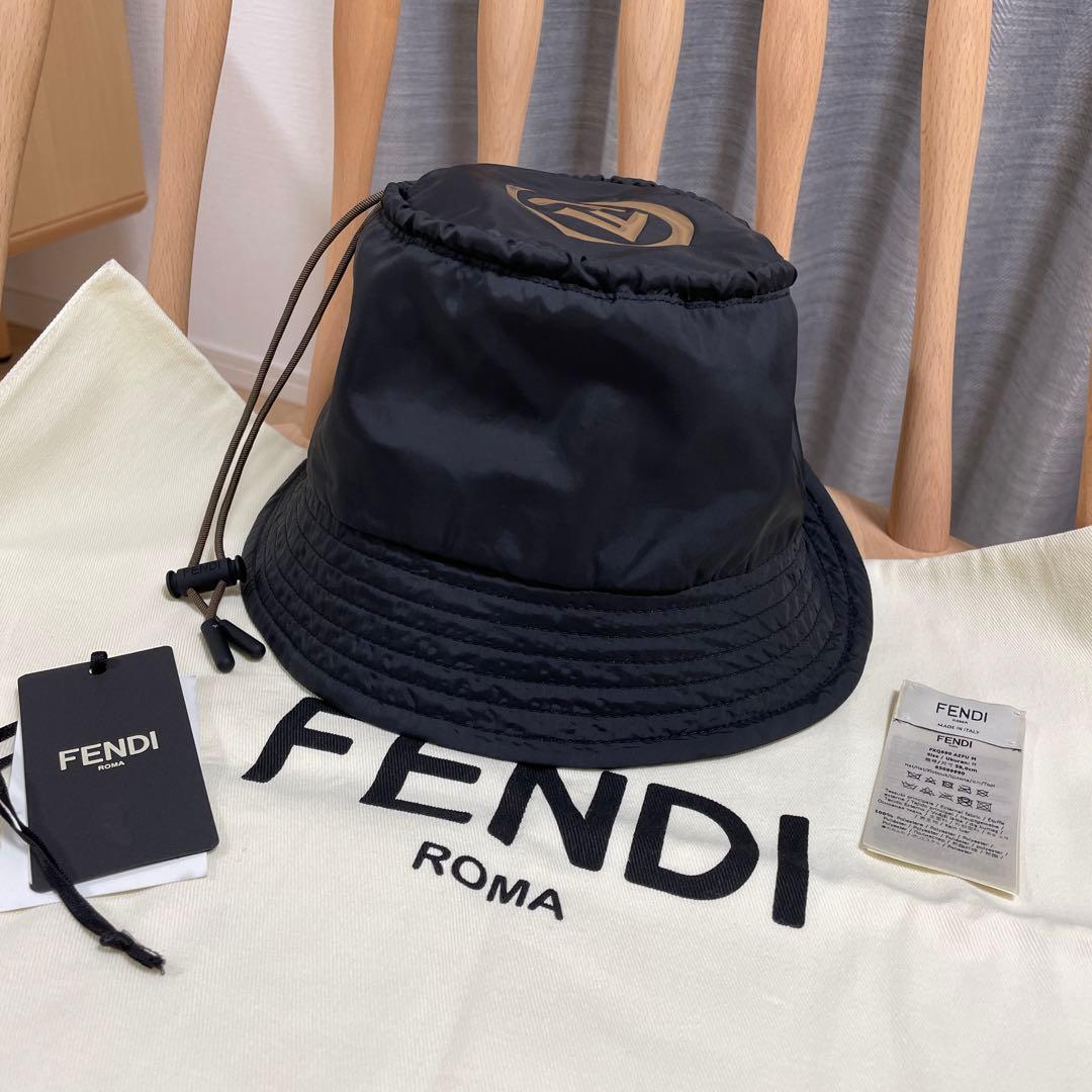 ♡FENDI フェンディ　バケットハット　M リバーシブル