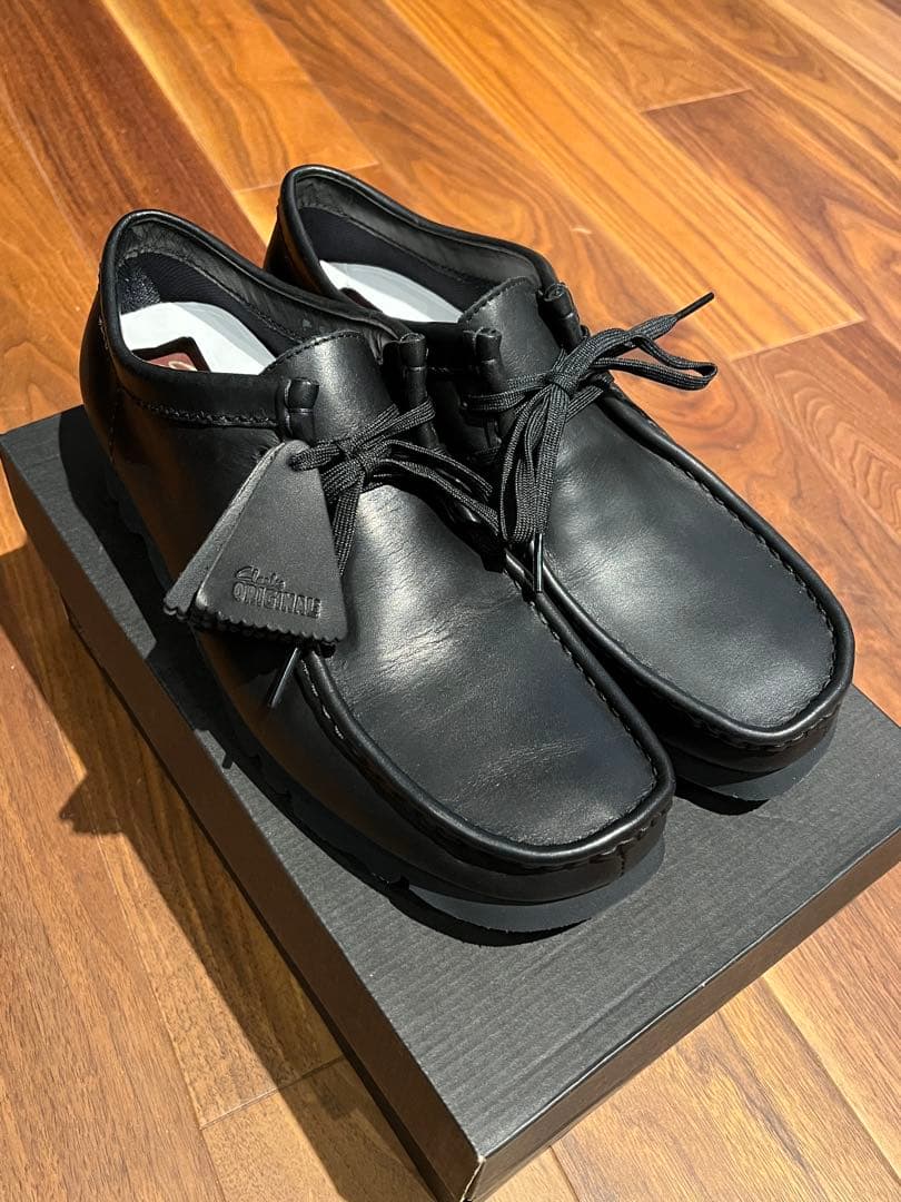 最終値下　クラークス ワラビー ゴアテックス レザー UK9 27センチ GTX