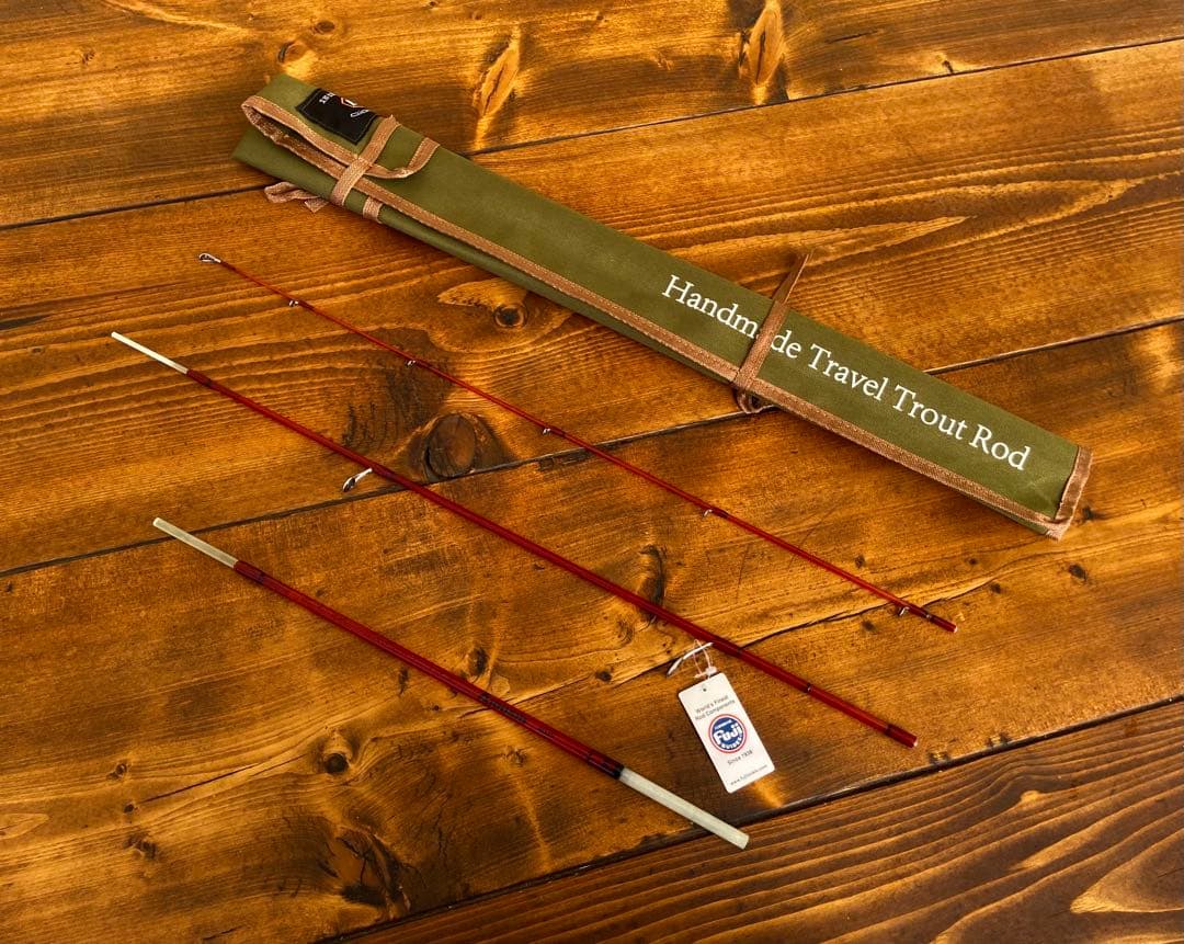トラウトロッド　パックロッド　　グラスロッド　クリアレッド　スピニング　渓流釣り