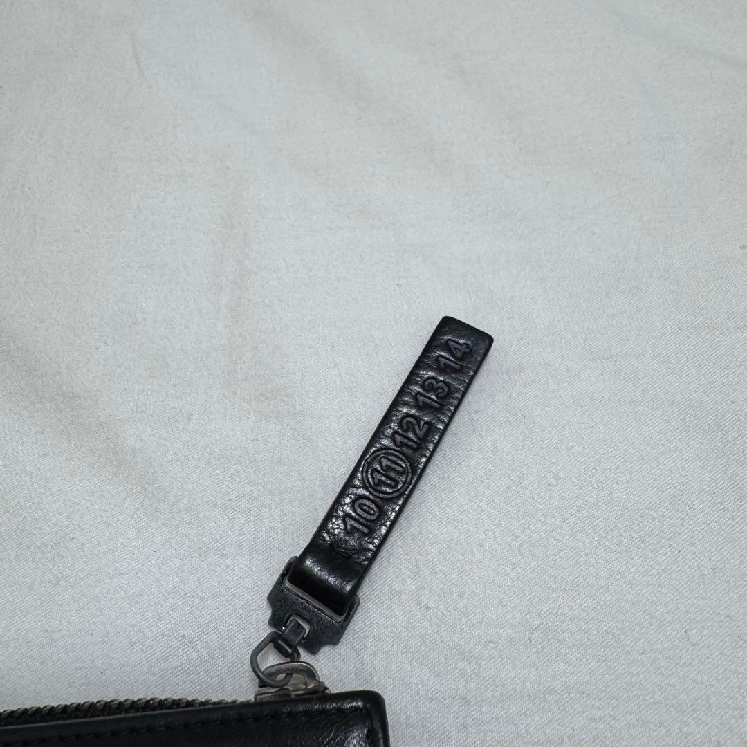 【付属品完備】マルジェラ 二つ折り財布 黒レザー Maison Margiela