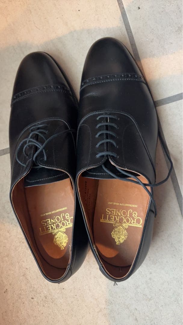 Crockett & Jones 黒 ドレスシューズ