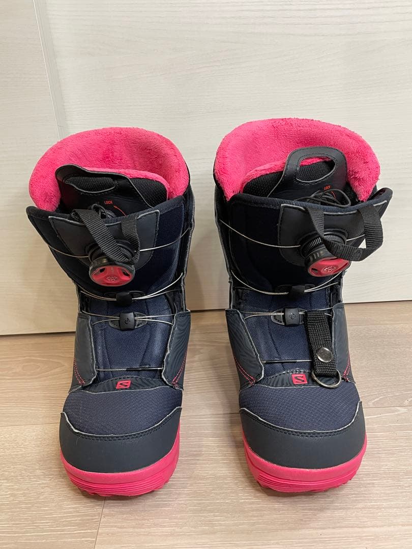 SALOMON サロモン スノーボード セット 135 23cm ケース付き