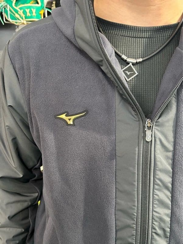Mizuno Pro 2024秋冬限定フリースジャケット サイズ Ｏ　ブラック