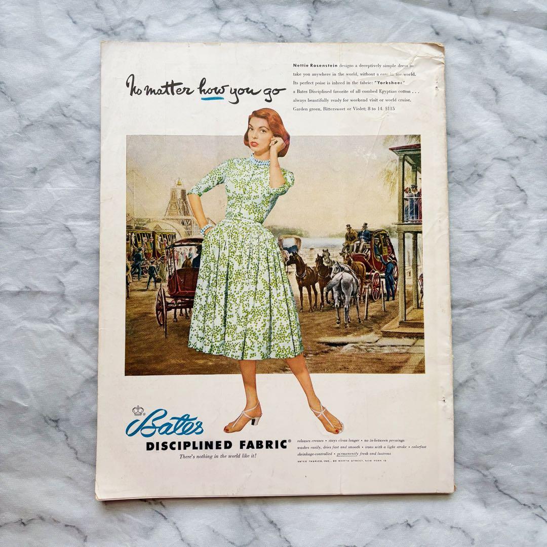 BAZAAR 1955年1月 ワーホル/マティス/コクトー 洋雑誌 ヴィンテージ