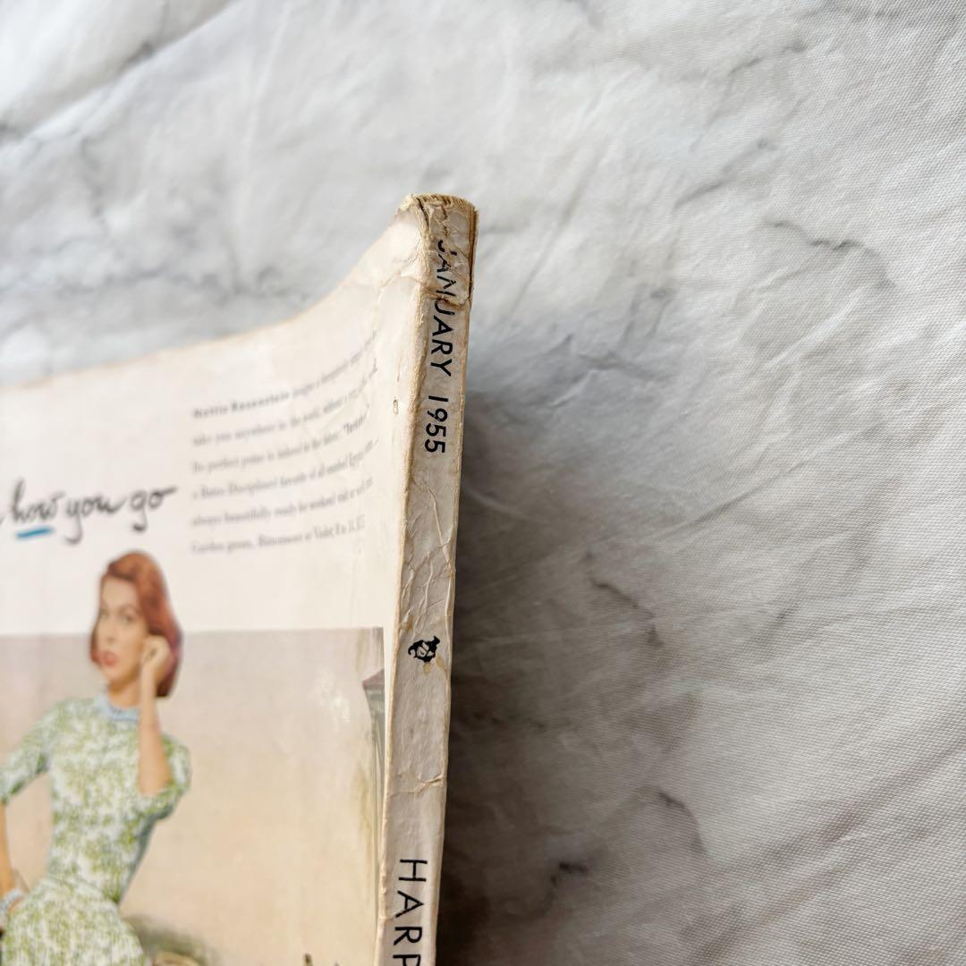 BAZAAR 1955年1月 ワーホル/マティス/コクトー 洋雑誌 ヴィンテージ