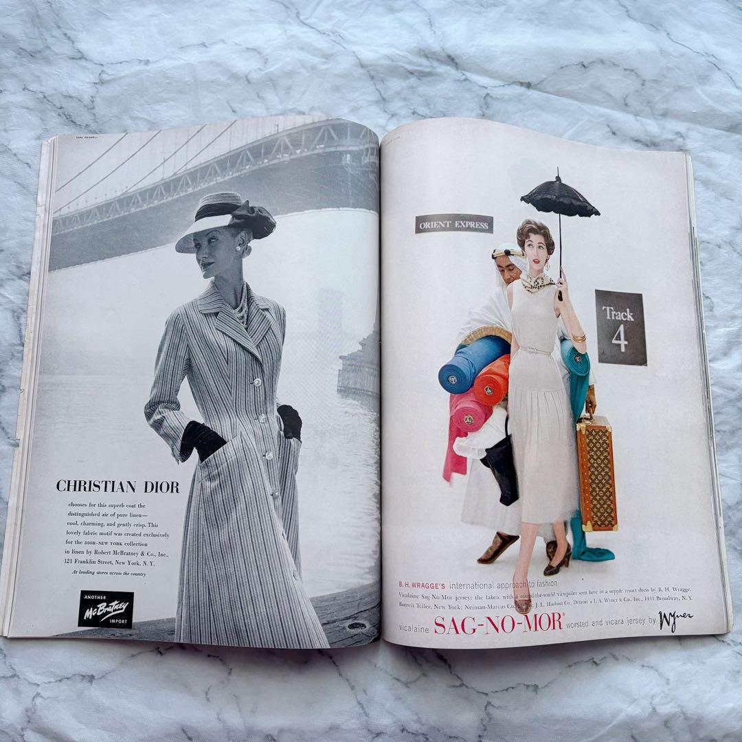 BAZAAR 1955年1月 ワーホル/マティス/コクトー 洋雑誌 ヴィンテージ