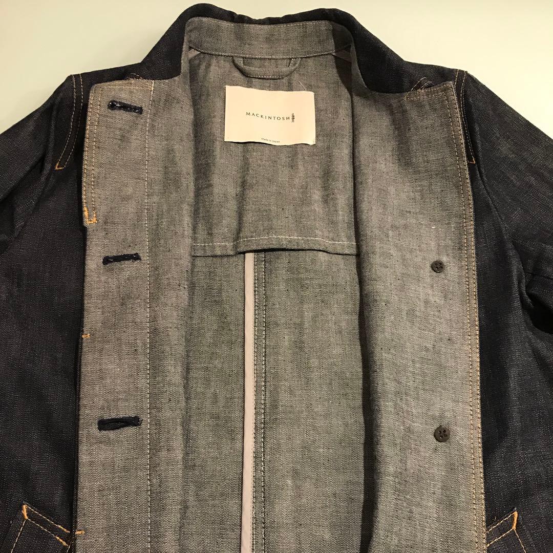 【お値下げ】　⭐️極美品⭐️ 春物　MACKINTOSH デニムステンカラーコート