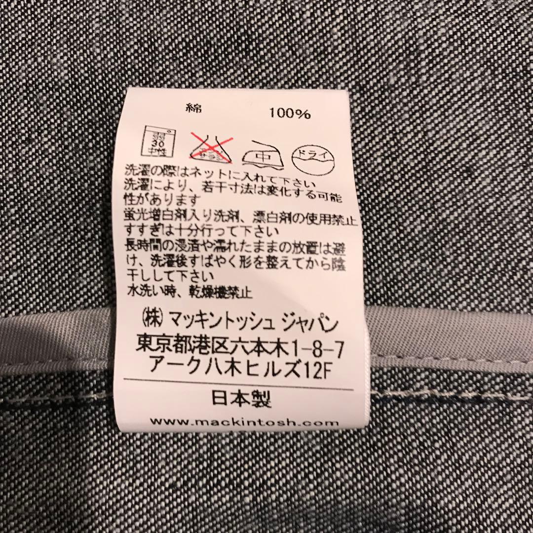 【お値下げ】　⭐️極美品⭐️ 春物　MACKINTOSH デニムステンカラーコート