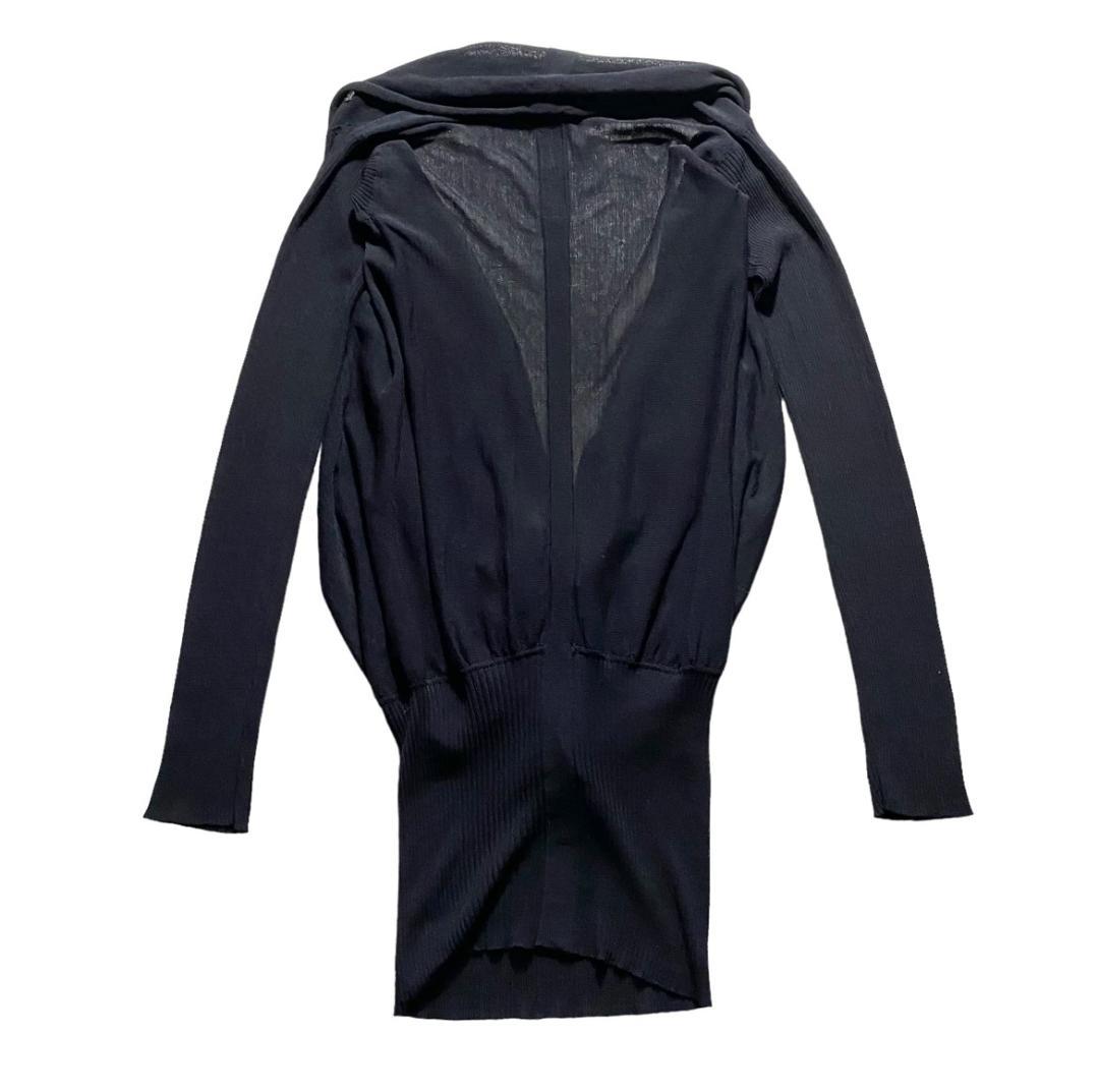 Rick Owens（リックオウエンス）ヴィンテージ ブラック ドレープ ドレス