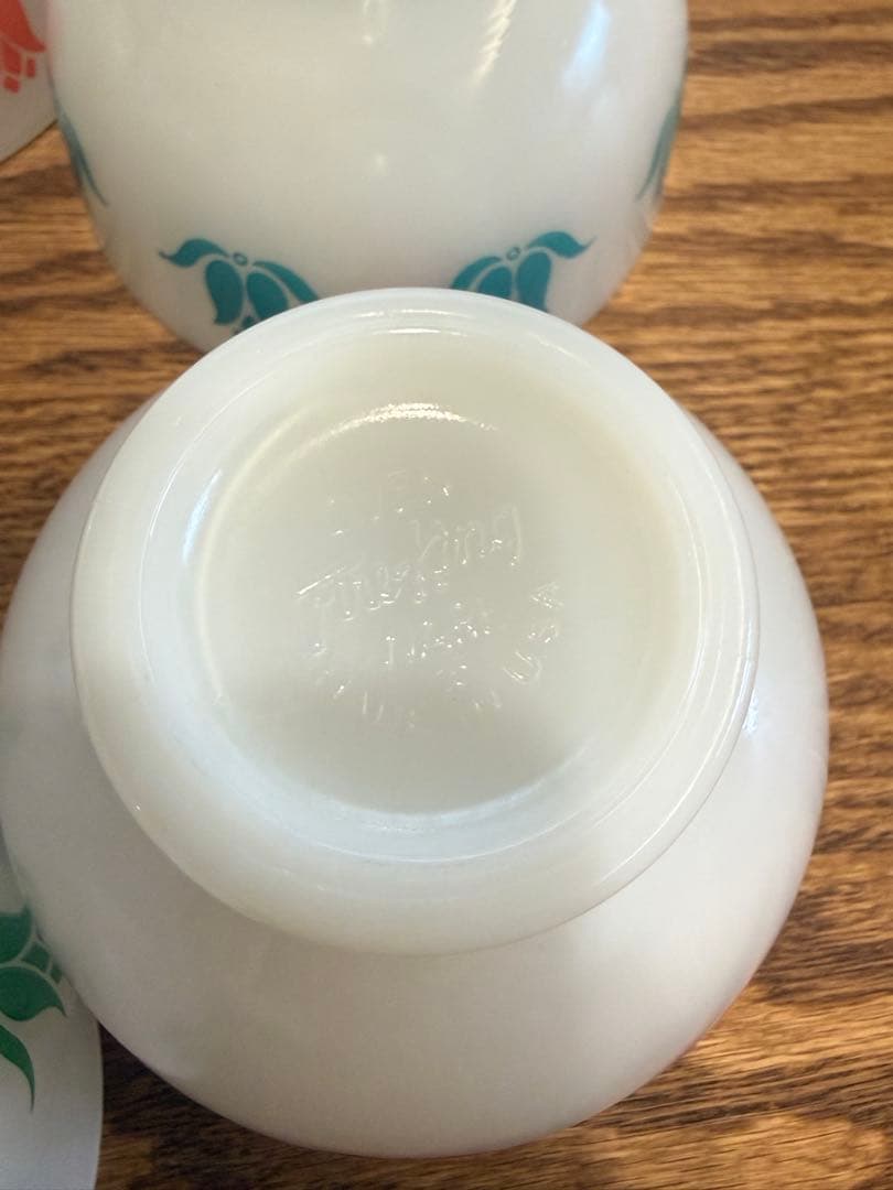 <美品>ファイアーキング　チューリップボウル　6個セット