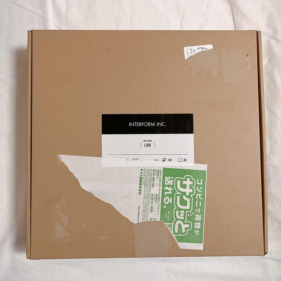 掛時計 CL-4317NV ネイビー ゴールド スイープムーブメント 時計