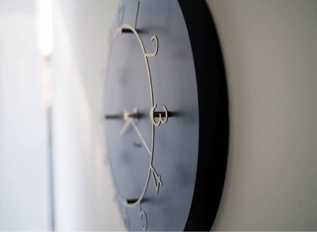 掛時計 CL-4317NV ネイビー ゴールド スイープムーブメント 時計