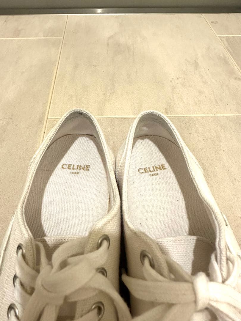 CELINE ホワイト スニーカー