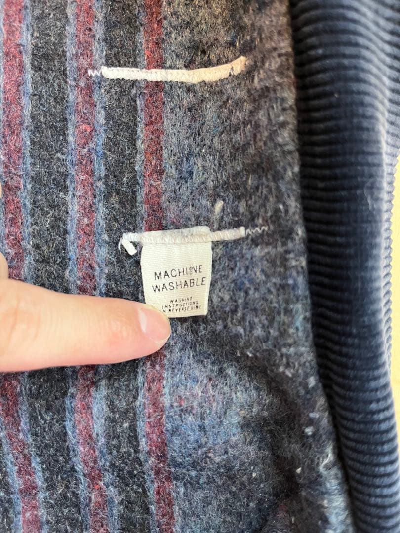 70s 80s カバーオール コーデュロイ襟付き ワークジャケット usa製