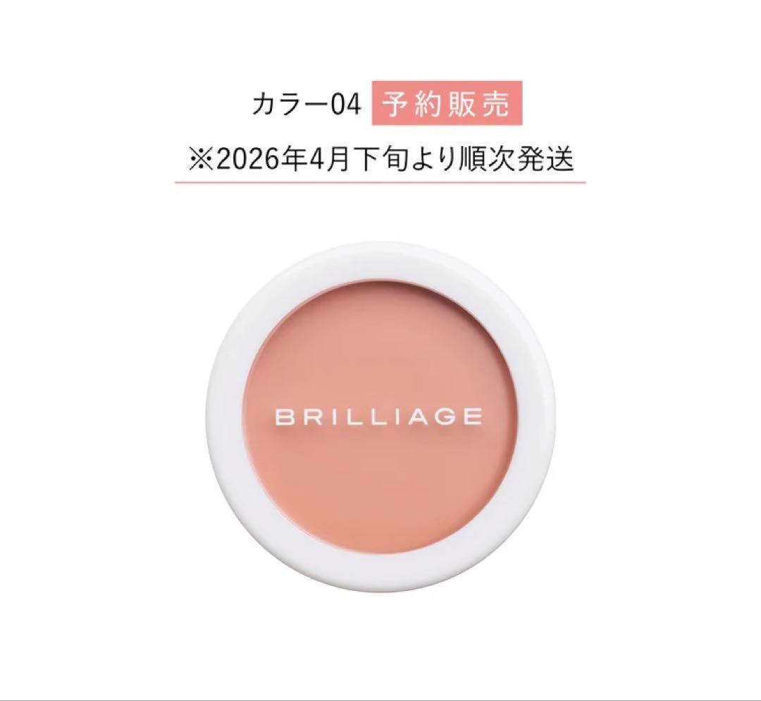 ブリリアージュ　カモフラージュコンシーラーチーク 04&ワイドフィンガーブラシ
