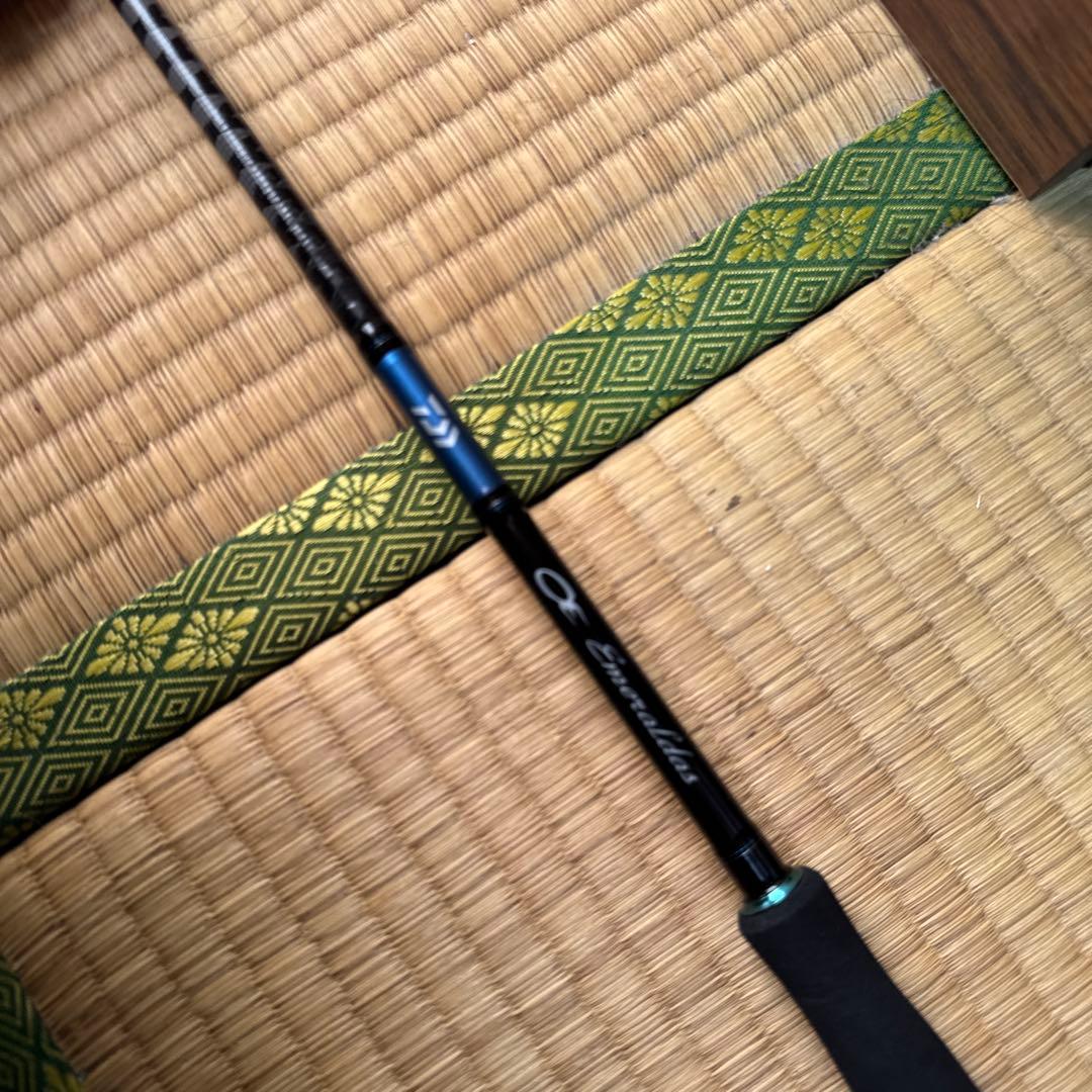 ダイワ エギングロッド 約2.4m カーボン製 黒