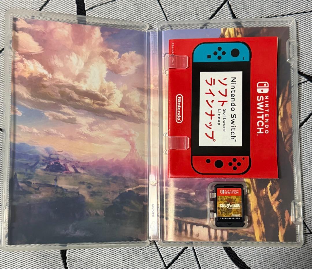 Nintendo Switch 本体 グレー 付属品全て有り　ゲームソフトセット