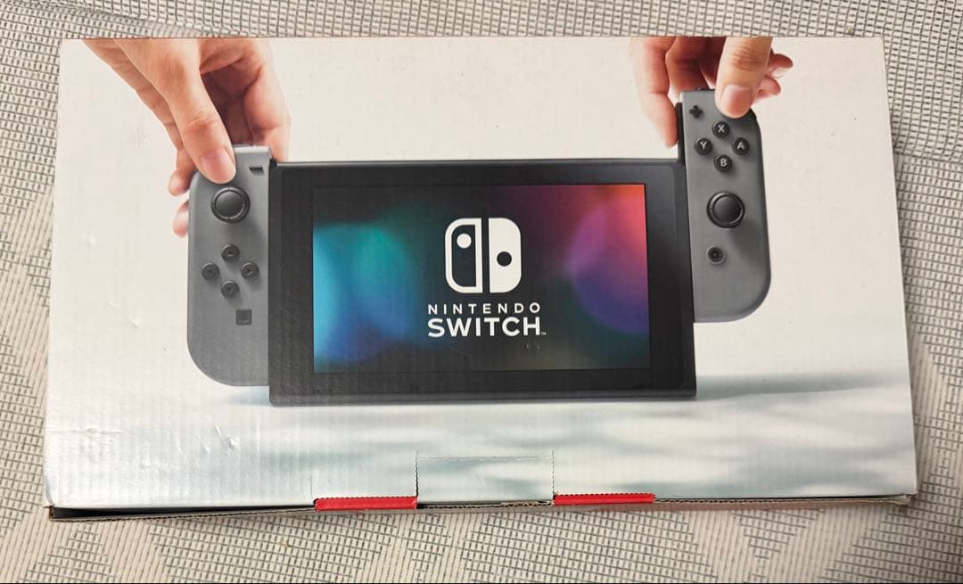 Nintendo Switch 本体 グレー 付属品全て有り　ゲームソフトセット