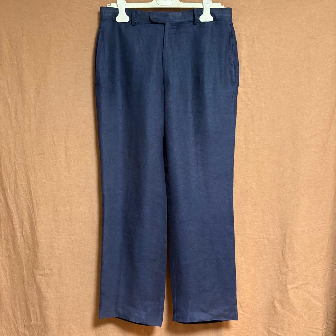 HERMES ネイビー スラックス