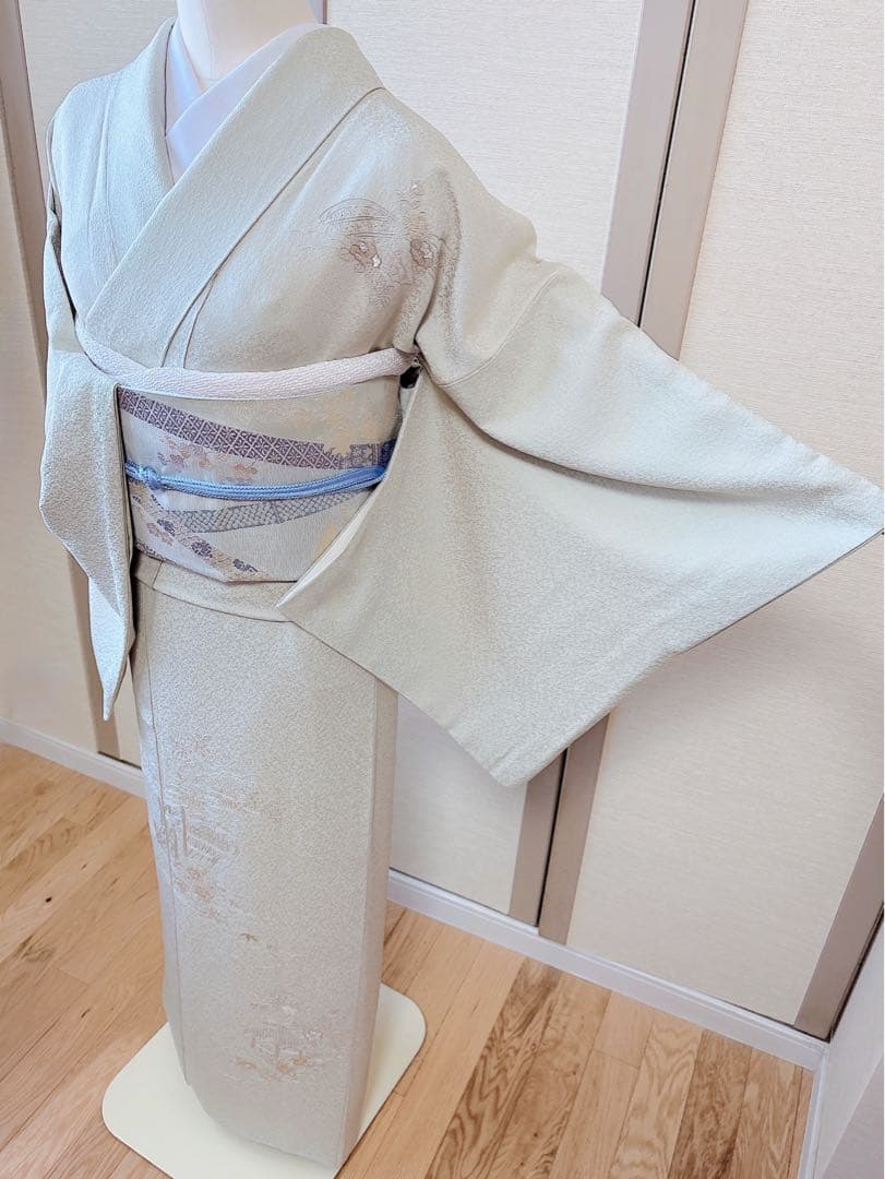 美品　訪問着　フルセット 裄67 スワトウ　卒業式　入学式　結婚式　M S 袋帯