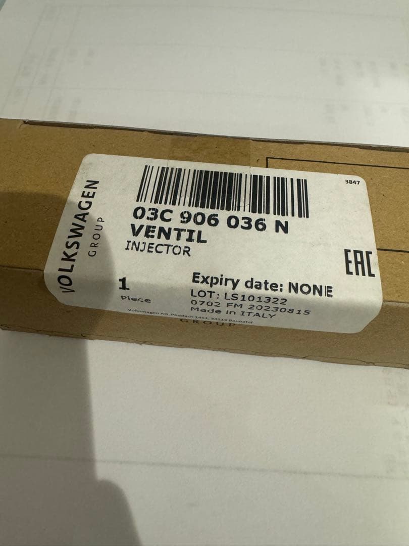 K*3様 インジェクター　DBA-7NCTH VW シャラン　フォルクスワーゲン