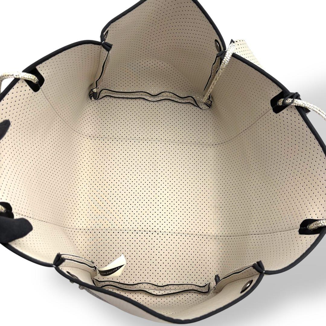 ステイトオブエスケープ トートバッグ 腕掛け 肩掛け ネオプレン グレー A4可