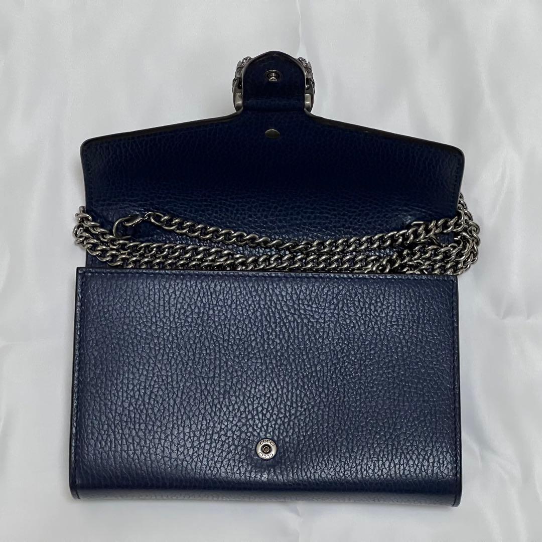GUCCIグッチ DIONYSUS 401231 CAOGN チェーンウォレット