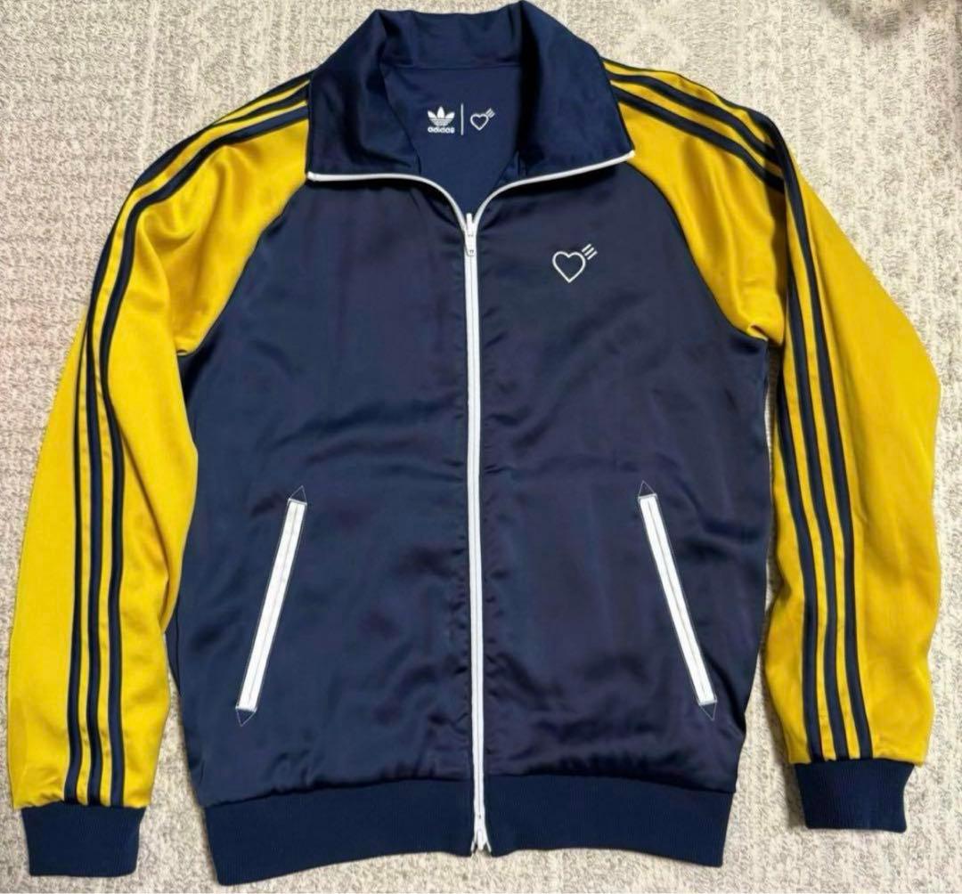 HUMAN MADE ×adidas ネイビー Mサイズ