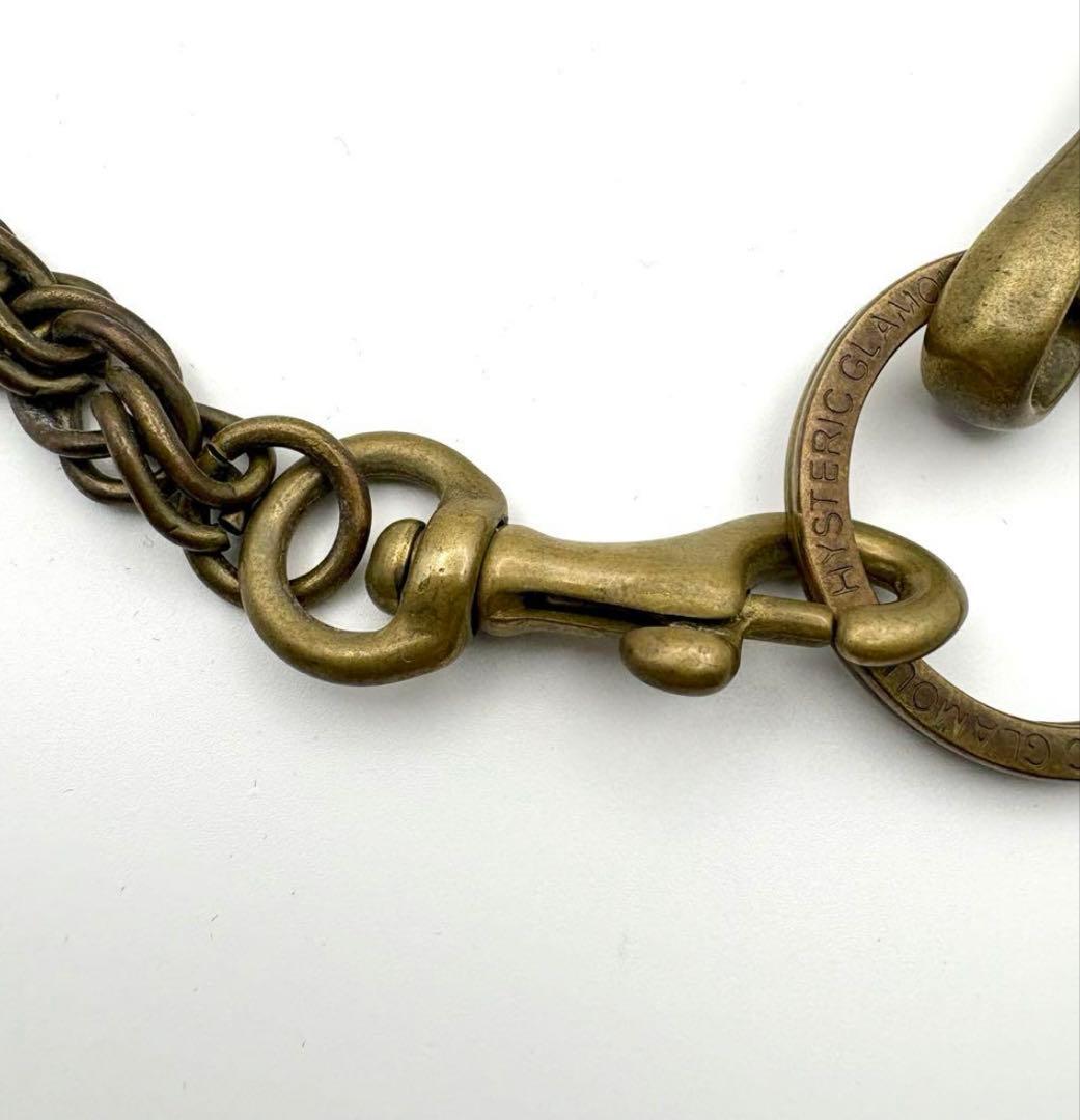 【希少☆】ヒステリックグラマー ウォレットチェーン ブロンズ ウーマン ピック