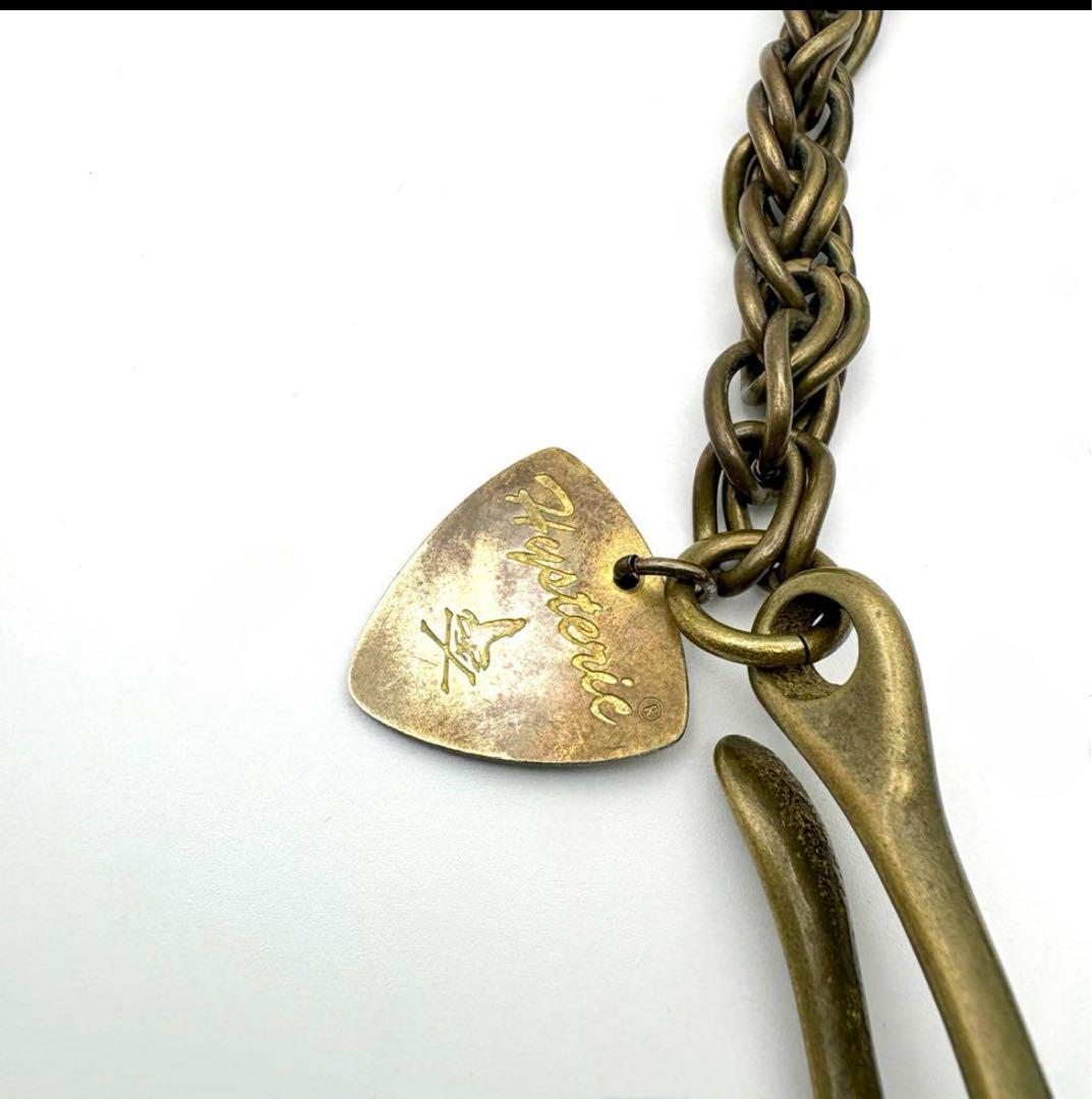 【希少☆】ヒステリックグラマー ウォレットチェーン ブロンズ ウーマン ピック