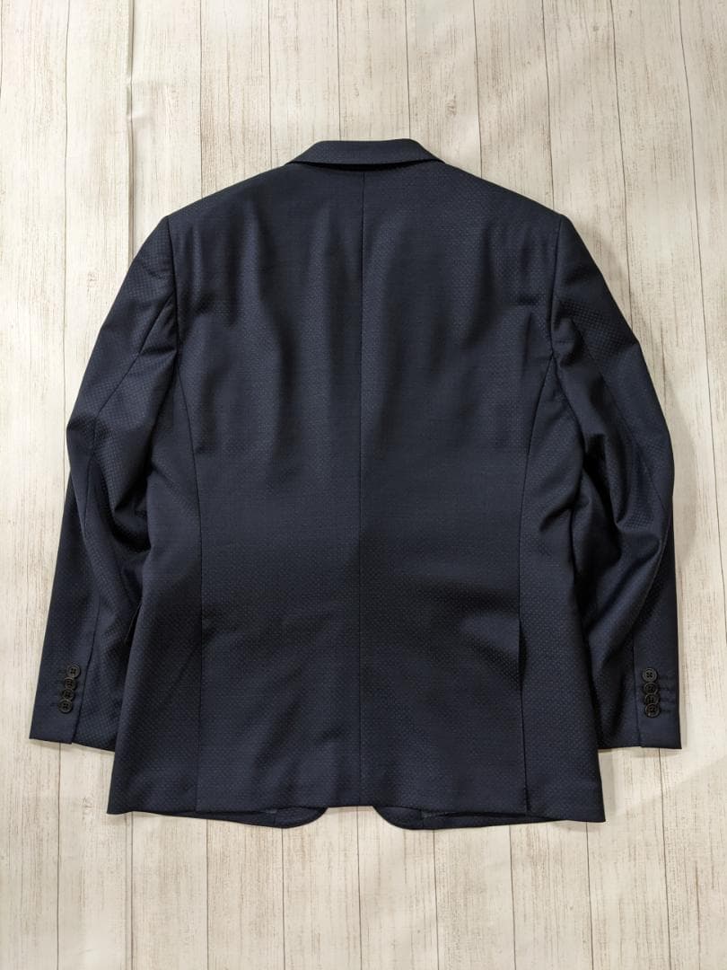 ポールスミス x レダ/ドット調刺繍２Bジャケット×スラックス/光沢裏地/美品