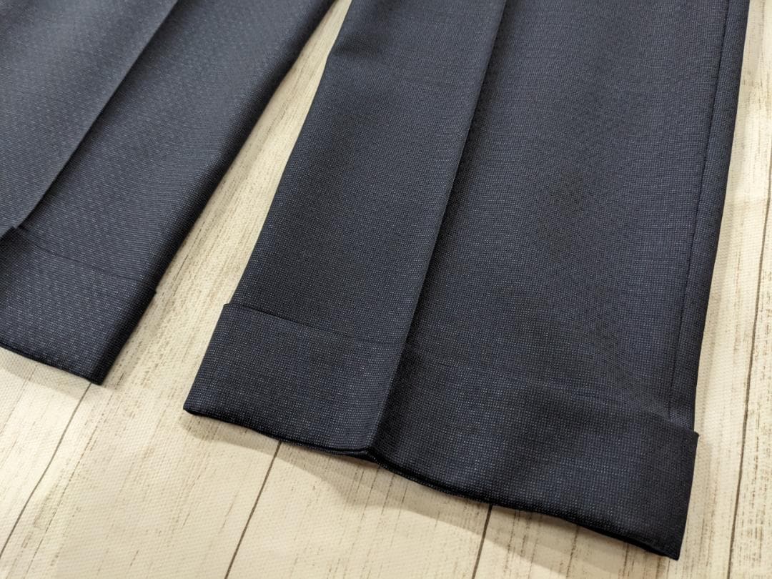 ポールスミス x レダ/ドット調刺繍２Bジャケット×スラックス/光沢裏地/美品