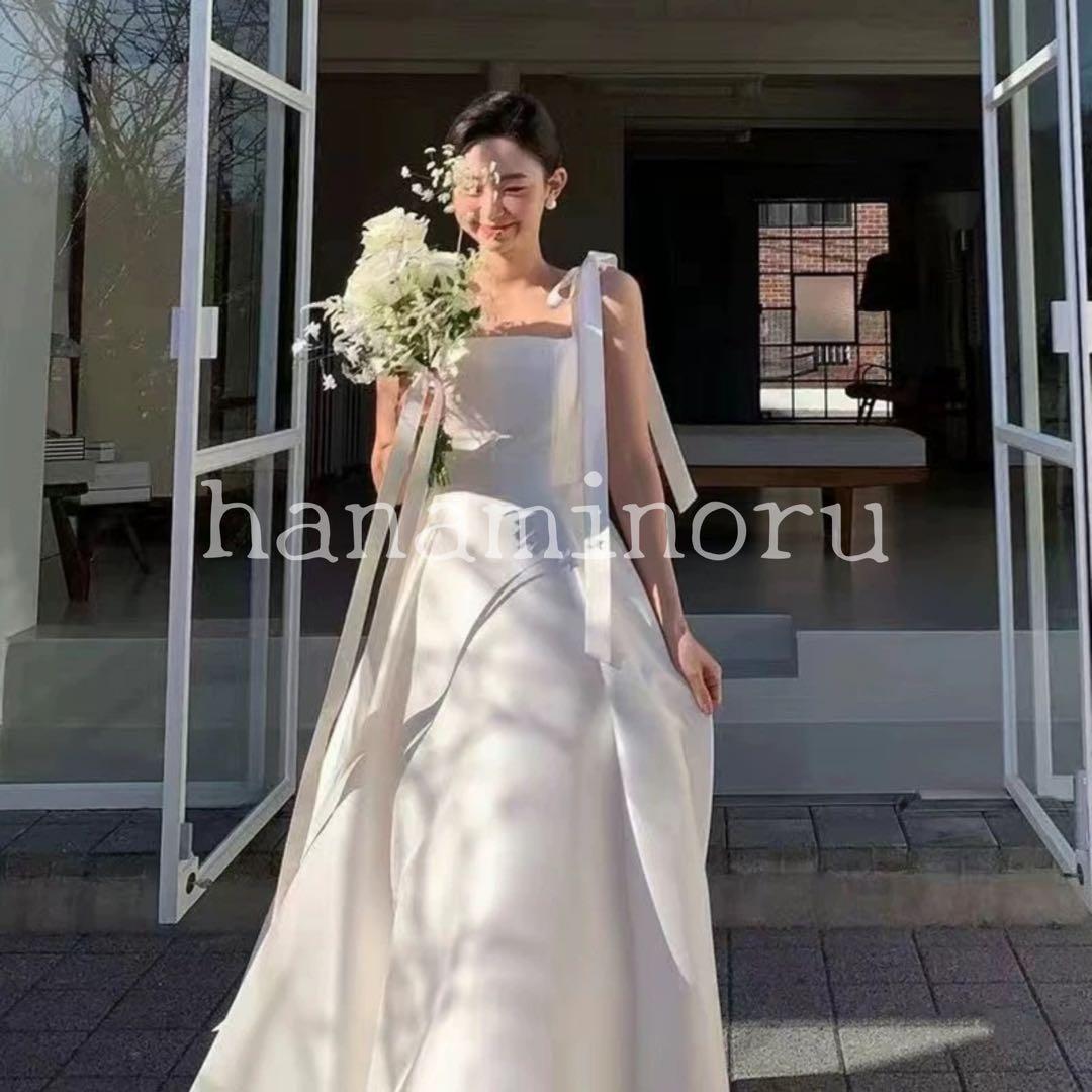 結婚式　前撮り　ドレス　パーティー　二次会　街撮り　韓国風　ウェディング　フォト