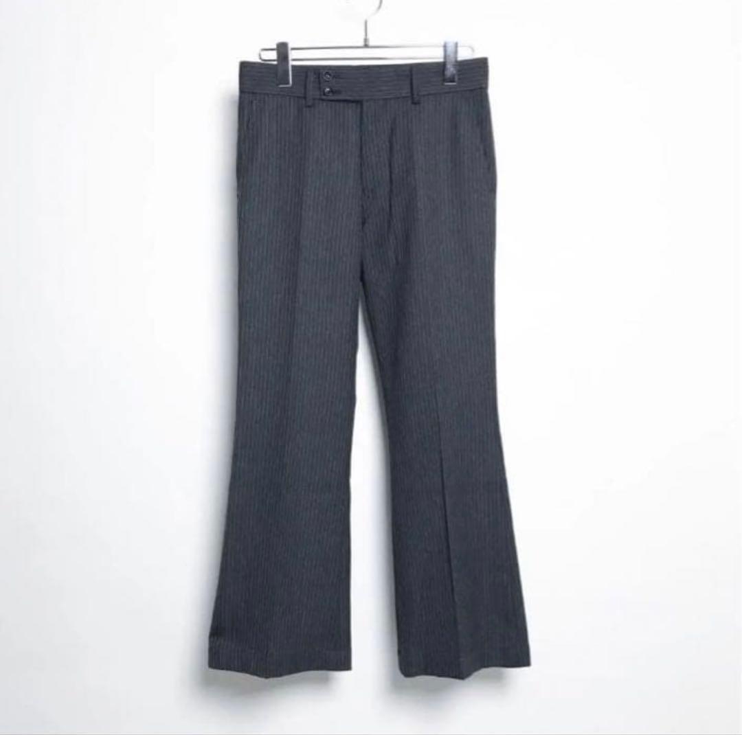 COMME des GARCONS　03AW　フレア　センタープレスウールパンツ