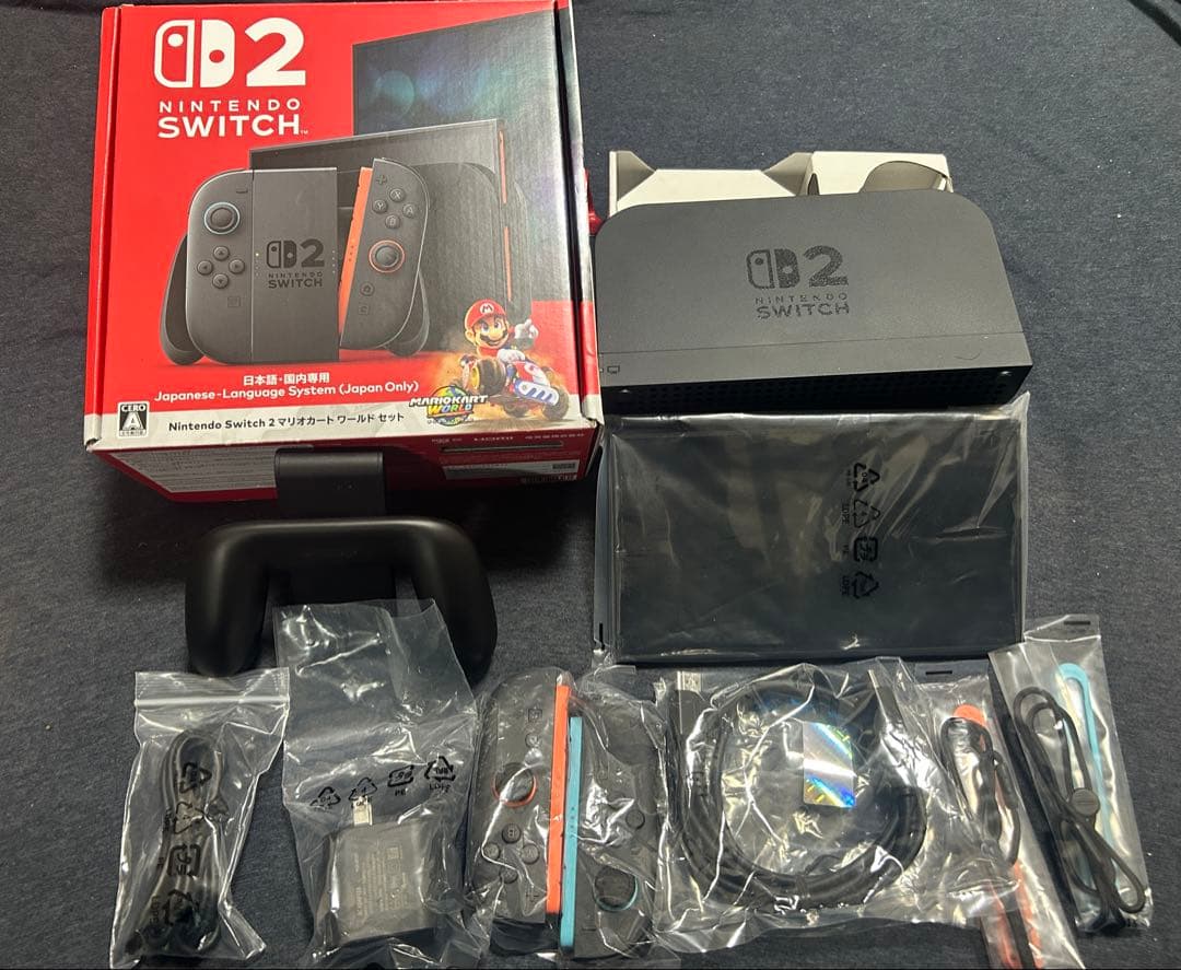 Nintendo Switch 2 本体 日本語対応 マリオカートワールドセット