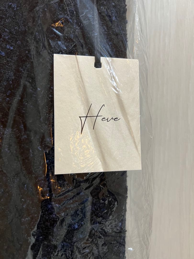 Heve ツイードジレ　ネイビー