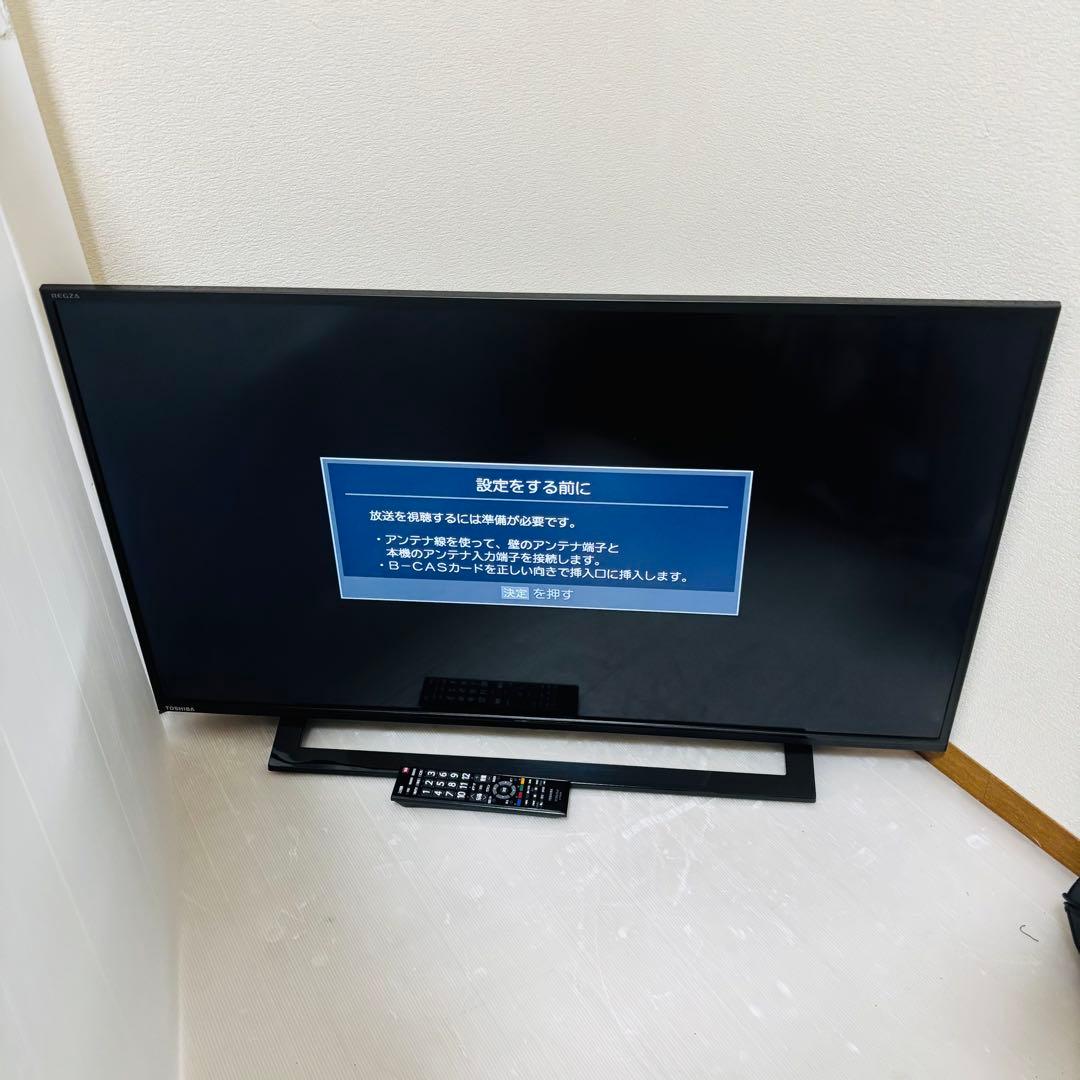 東芝 REGZA 40インチ液晶テレビ 40S22 2020年製 初期化済み