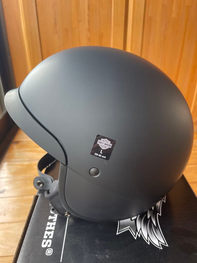 Harley-Davidson ジェットヘルメット マットブラック　Ｌサイズ