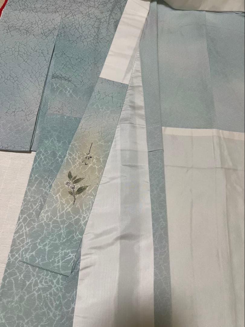 【未使用】正絹 長襦袢(袖無双) 居敷当付き