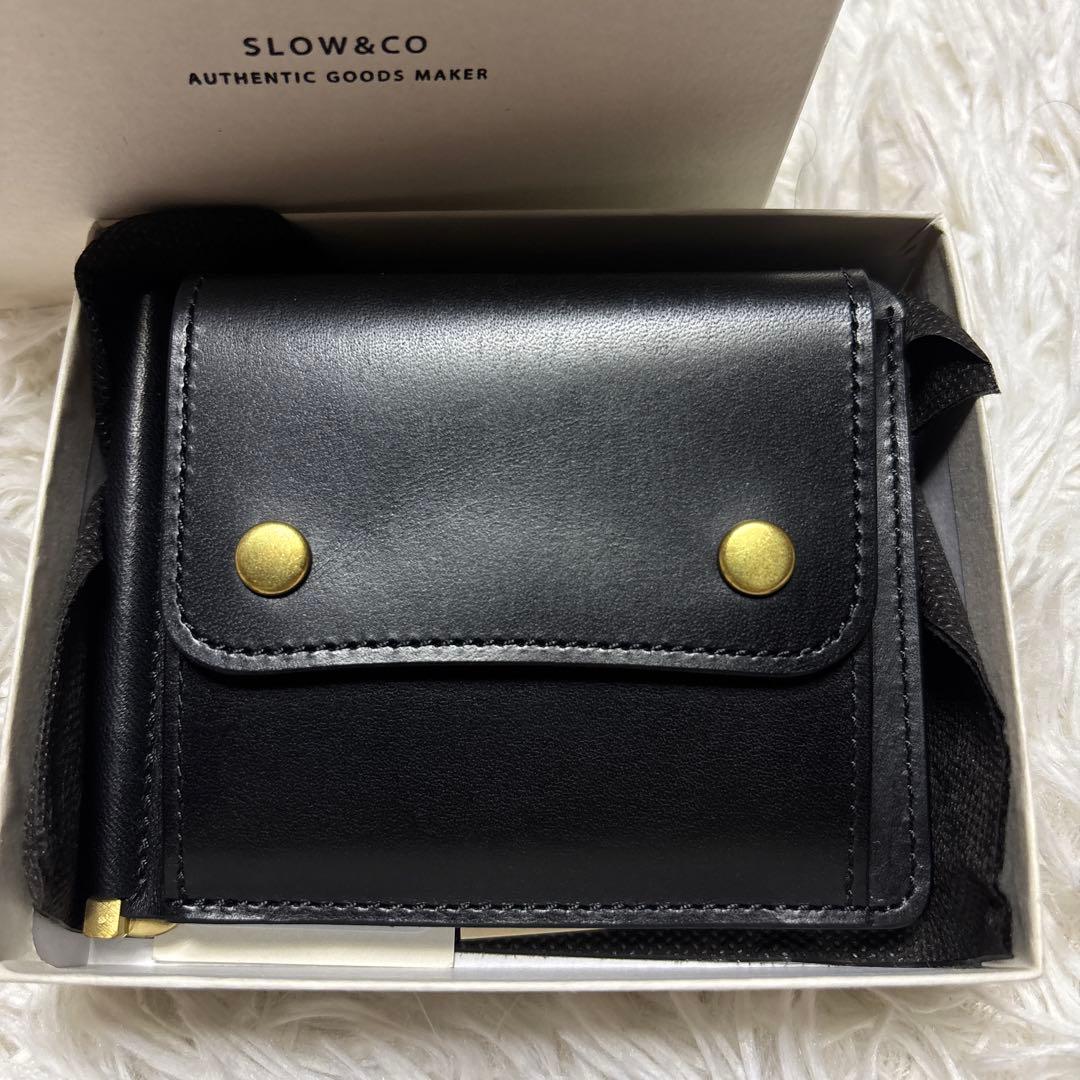 ほぼ新✨ 極美品 SLOW スロウ ハービー マネークリップ 黒 ブラック 人気