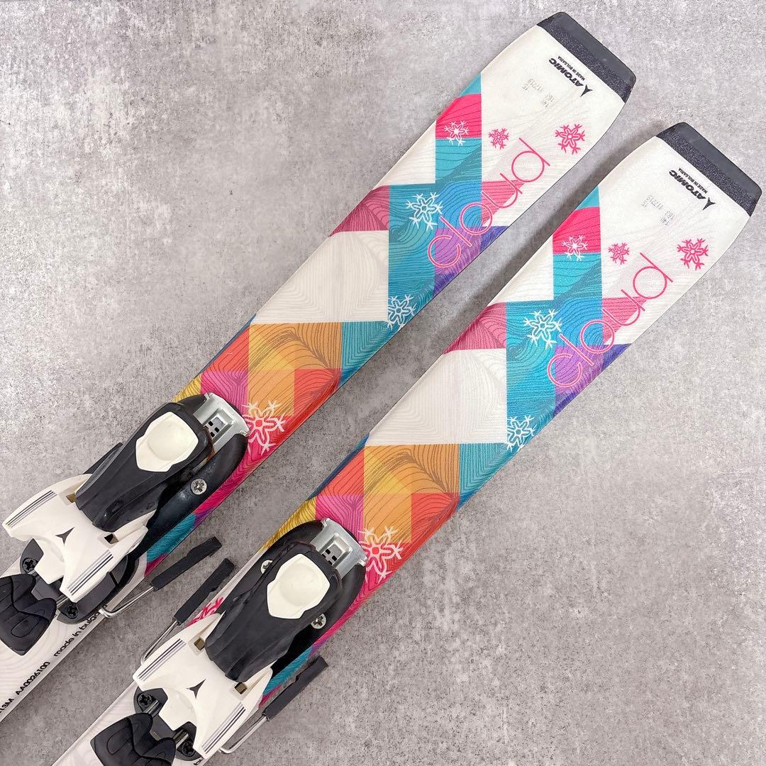 アトミック クラウド 140 レディース 子供 ジュニア スキー板 バインセット