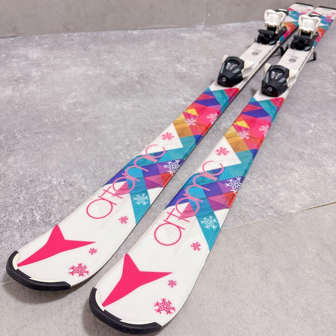 アトミック クラウド 140 レディース 子供 ジュニア スキー板 バインセット