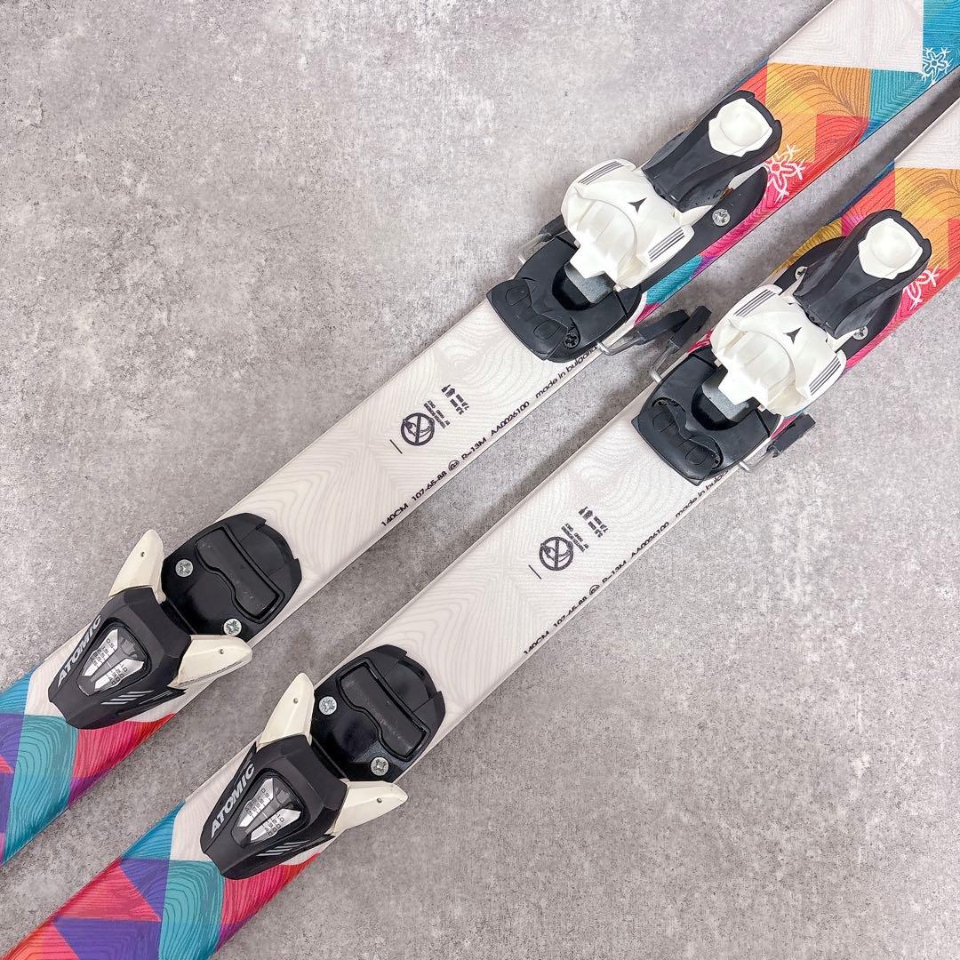 アトミック クラウド 140 レディース 子供 ジュニア スキー板 バインセット