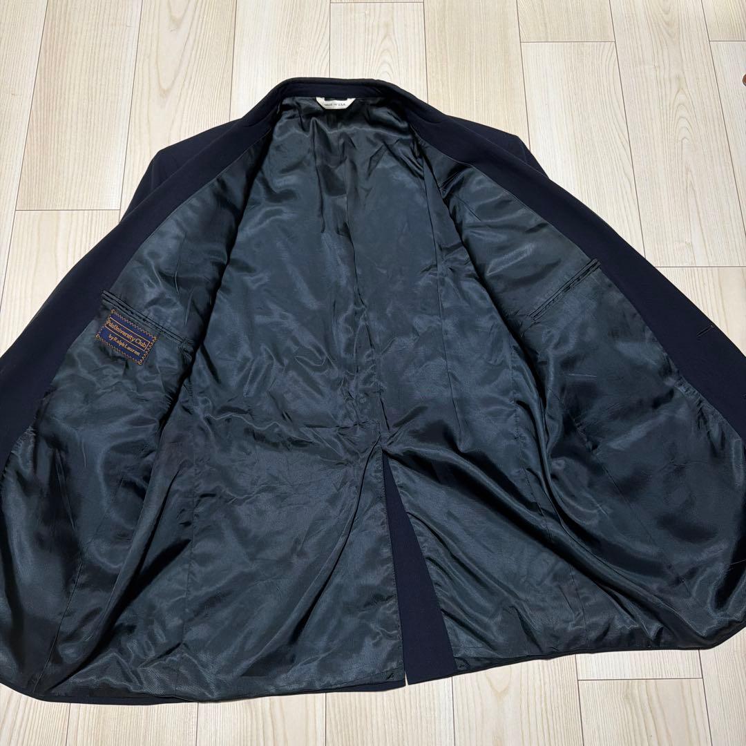 き*ち様 80s ポロユニバーシティクラブ　紺ブレザー　ポロバイラルフローレン