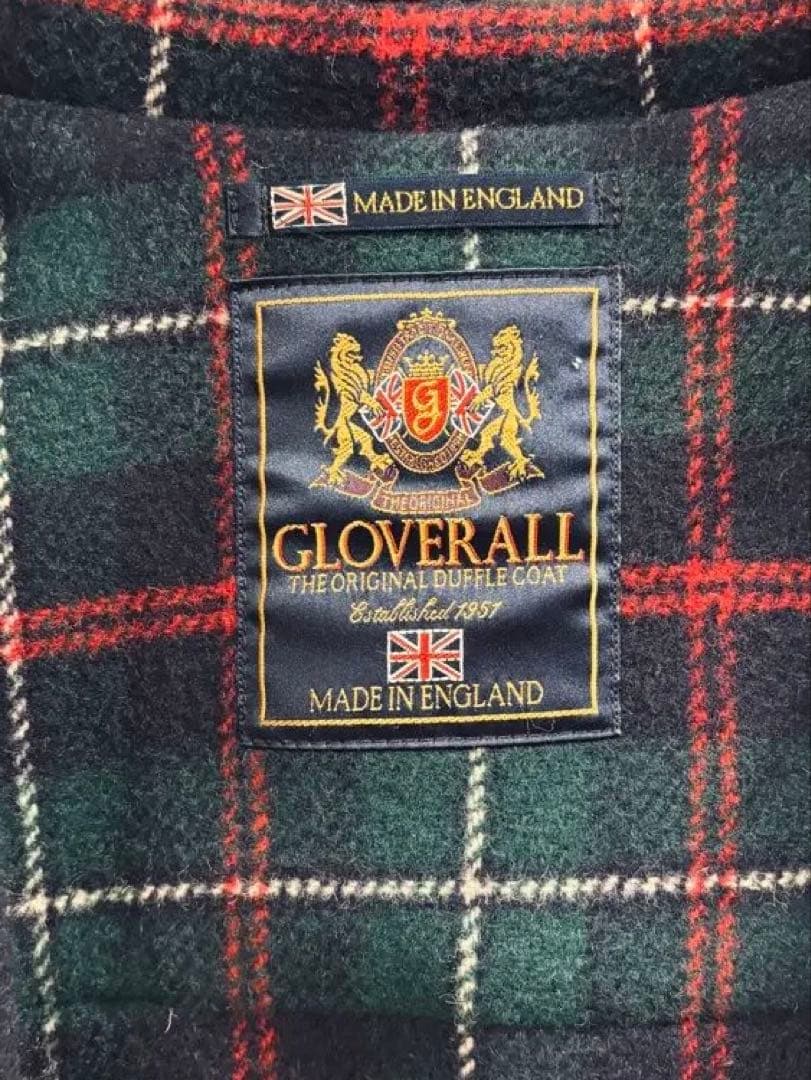 GLOVERALL ネイビー ダッフルコート L 英国製