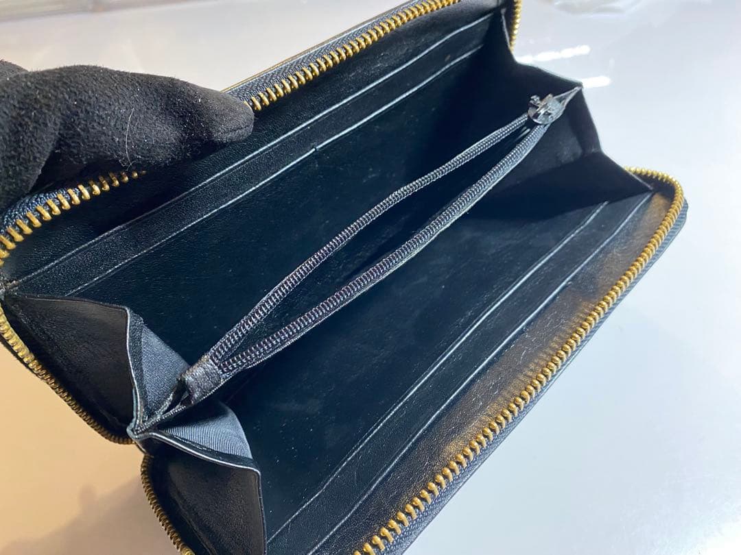 CHANEL ヴィンテージ長財布　黒
