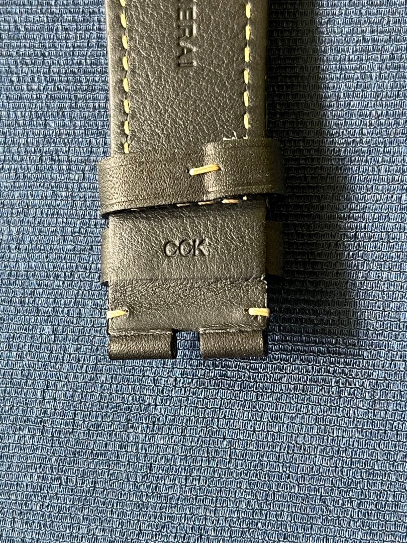 PANERAI レザー 時計ベルト 黒 ラジオミール